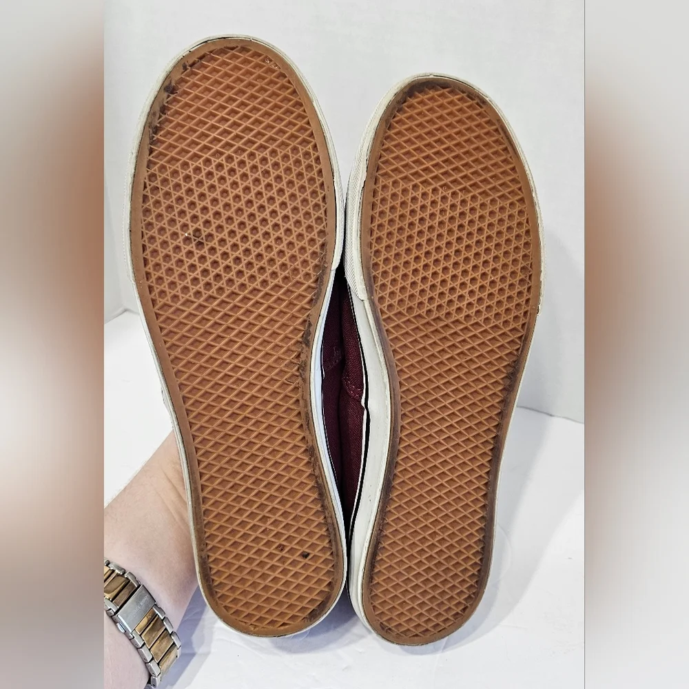Vans Lace Up Canvas Sneakers Men's 7 Women's 8.5